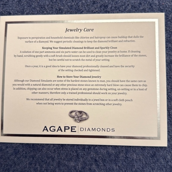 Agape Diamonds lab created 2 ct diamond stud earrings - Picture 10 of 12